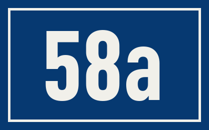 Hausnummer 58a