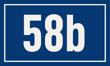 Hausnummer 58b