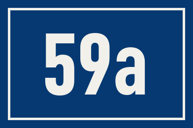 Hausnummer 59a