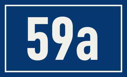 Hausnummer 59a
