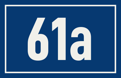 Hausnummer 61a
