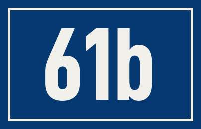 Hausnummer 61b