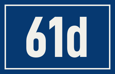 Hausnummer 61d