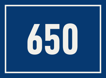 Hausnummer 650