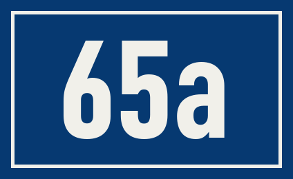 Hausnummer 65a