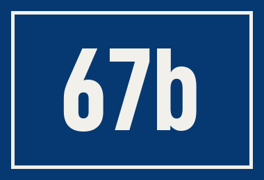Hausnummer 67b