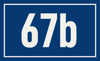 Hausnummer 67b