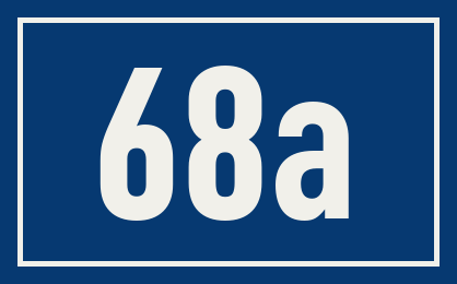 Hausnummer 68a