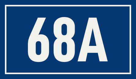 Hausnummer 68A
