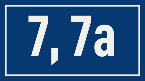 Hausnummer 7, 7a