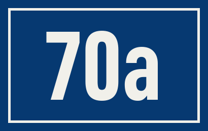 Hausnummer 70a