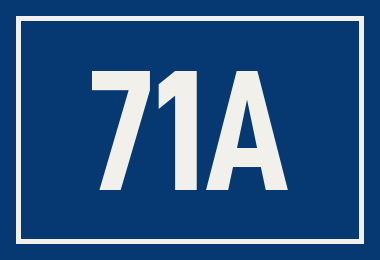 Hausnummer 71A