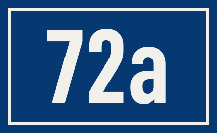 Hausnummer 72a