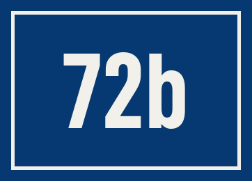 Hausnummer 72b