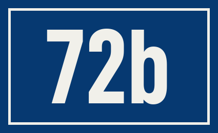Hausnummer 72b
