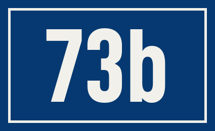 Hausnummer 73b
