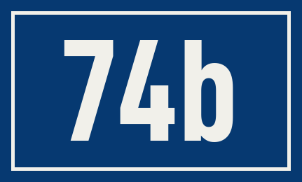 Hausnummer 74b