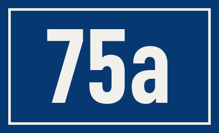 Hausnummer 75a