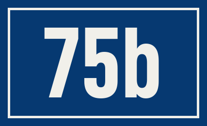 Hausnummer 75b