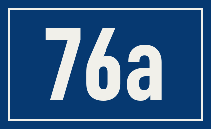 Hausnummer 76a