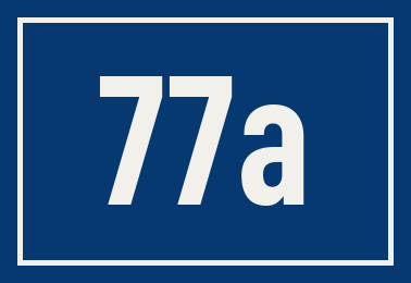 Hausnummer 77a