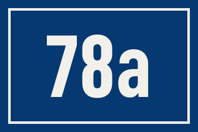 Hausnummer 78a
