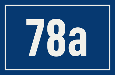 Hausnummer 78a