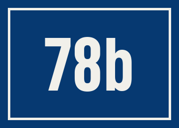Hausnummer 78b