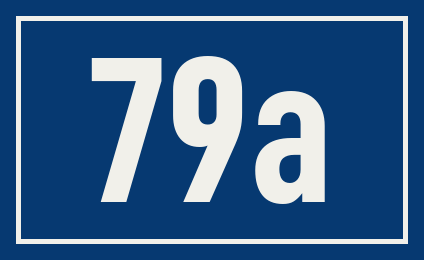 Hausnummer 79a