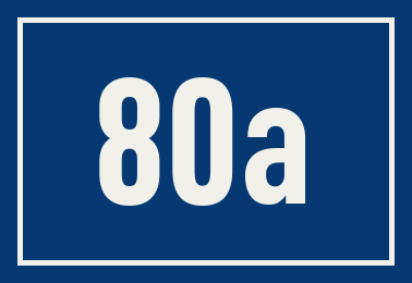Hausnummer 80a