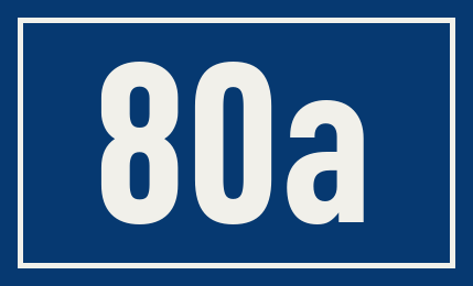 Hausnummer 80a