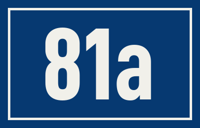 Hausnummer 81a