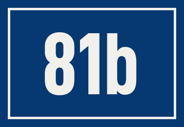 Hausnummer 81b