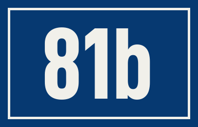 Hausnummer 81b