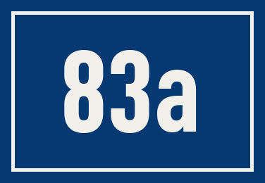 Hausnummer 83a