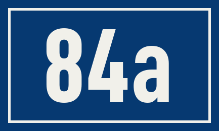 Hausnummer 84a