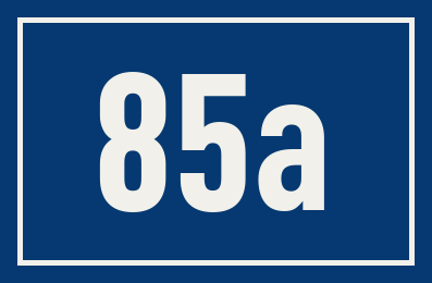 Hausnummer 85a