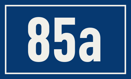 Hausnummer 85a