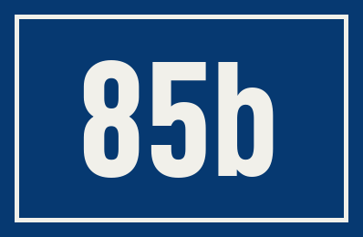 Hausnummer 85b