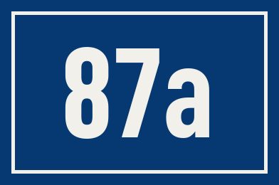 Hausnummer 87a