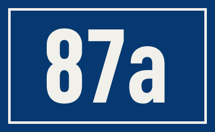 Hausnummer 87a