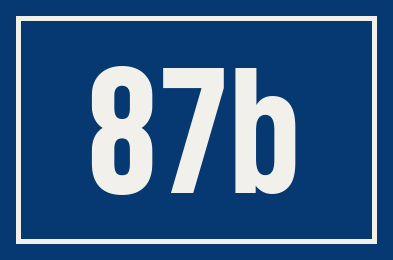 Hausnummer 87b