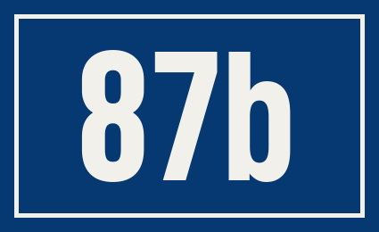 Hausnummer 87b