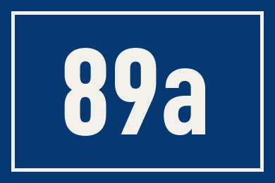 Hausnummer 89a