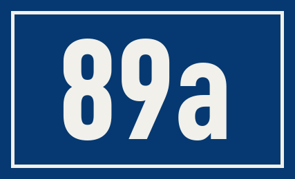 Hausnummer 89a