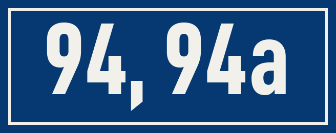 Hausnummer 94, 94a