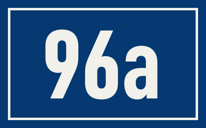 Hausnummer 96a