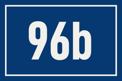 Hausnummer 96b